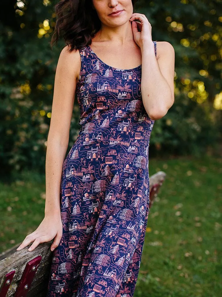 Delilah Dress - Voyager Pink sold by Mata Traders product image thumbnail 3