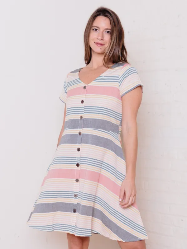 Daydreamer Dress - Summer Stripe sold by Mata Traders