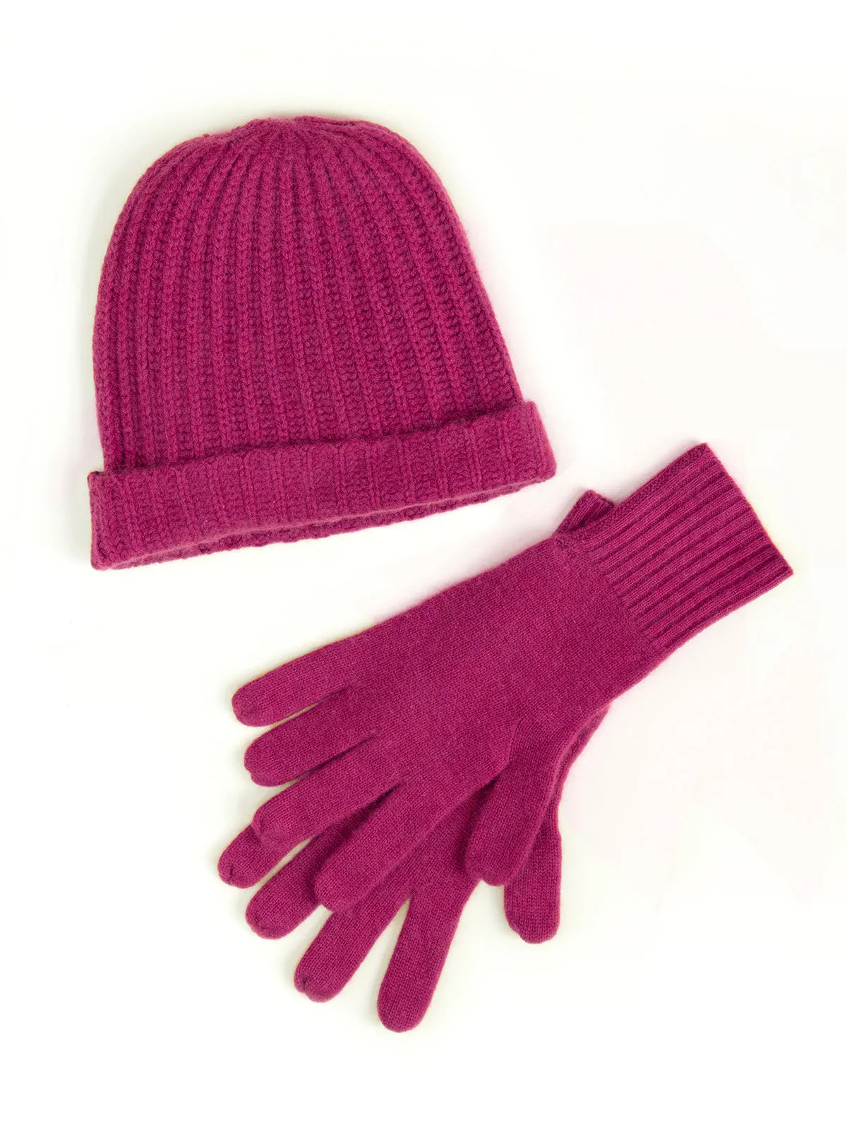 Cashmere Gloves - Magenta Cashmere sold by Mata Traders product image thumbnail 2