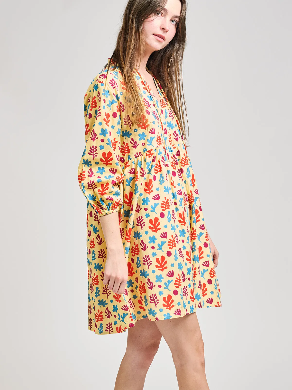 Sohla Mini Dress - Purple Collage sold by Mata Traders product image thumbnail 2