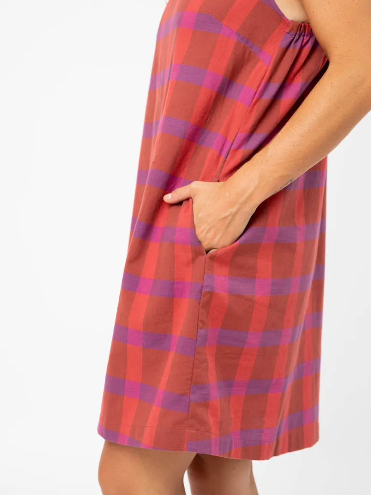 Juniper Dress - Throwback Plaid sold by Mata Traders product image thumbnail 3
