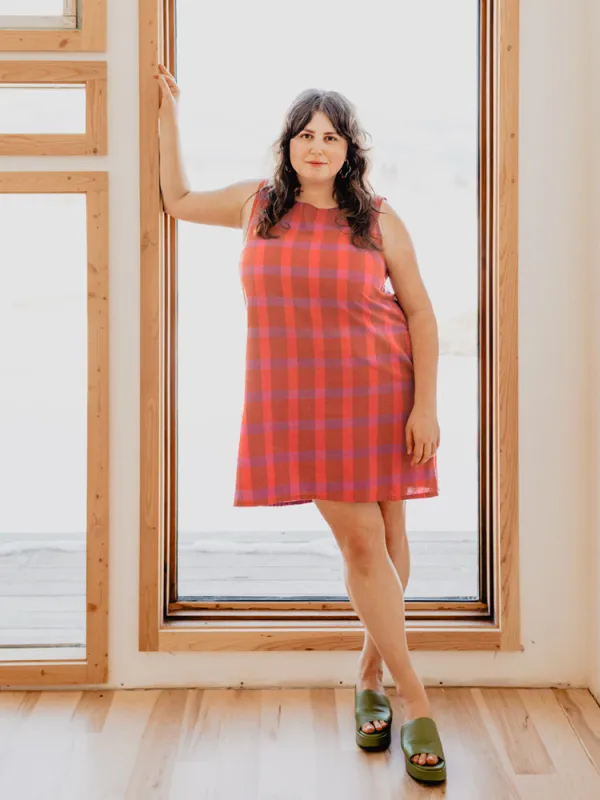 Juniper Dress - Throwback Plaid made by Mata Traders