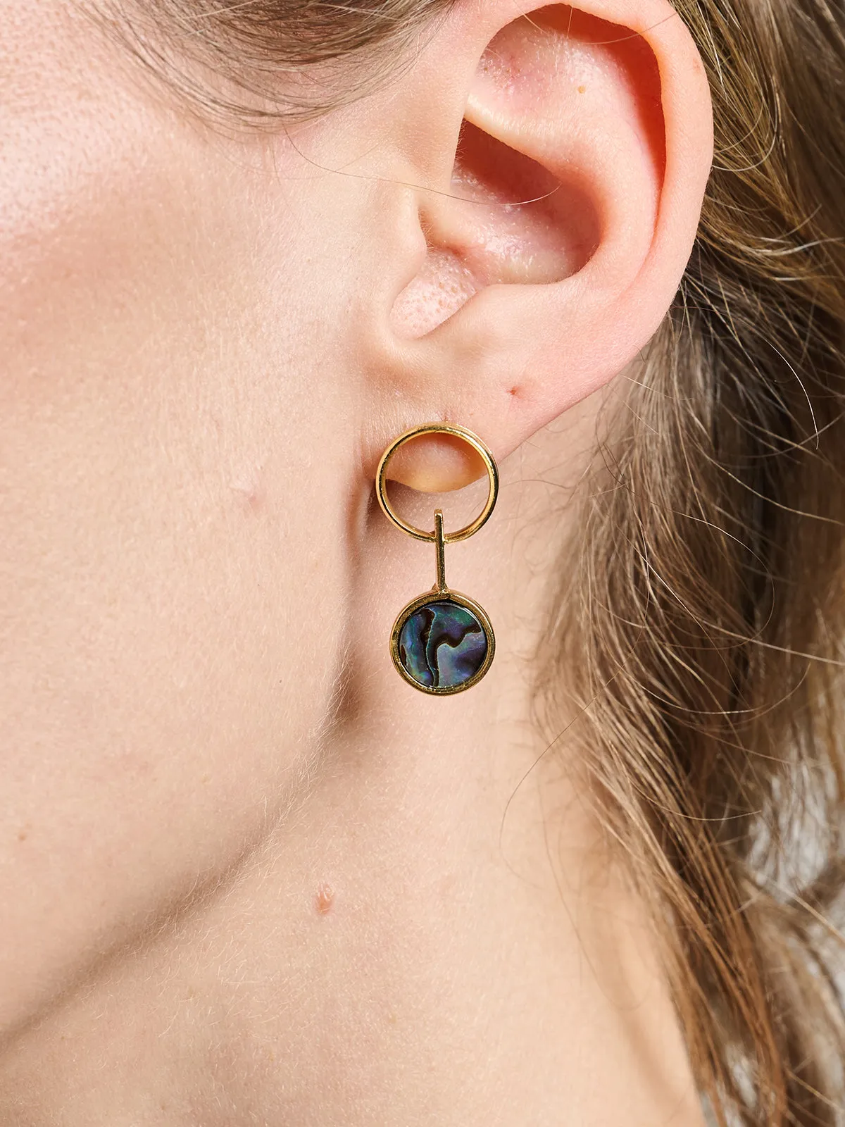 Montelle Earrings Shell sold by Mata Traders product image thumbnail 3
