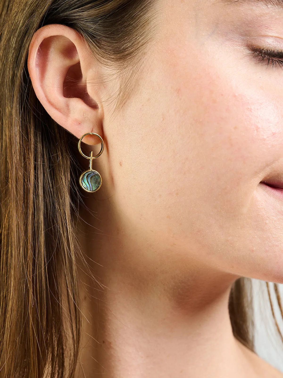 Montelle Earrings Shell sold by Mata Traders product image thumbnail 4