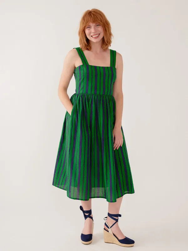 Nikita Dress - Emerald made by Mata Traders