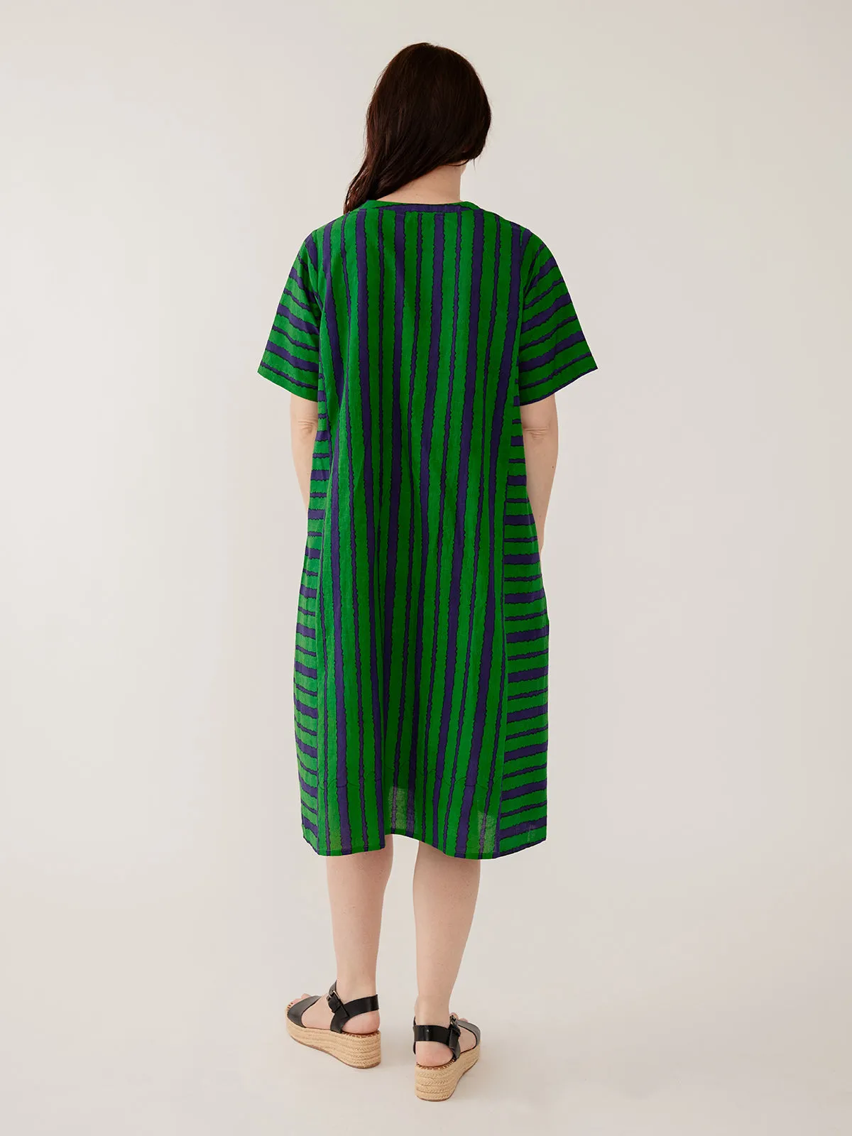 Karissa V-Neck Dress - Emerald sold by Mata Traders product image thumbnail 4