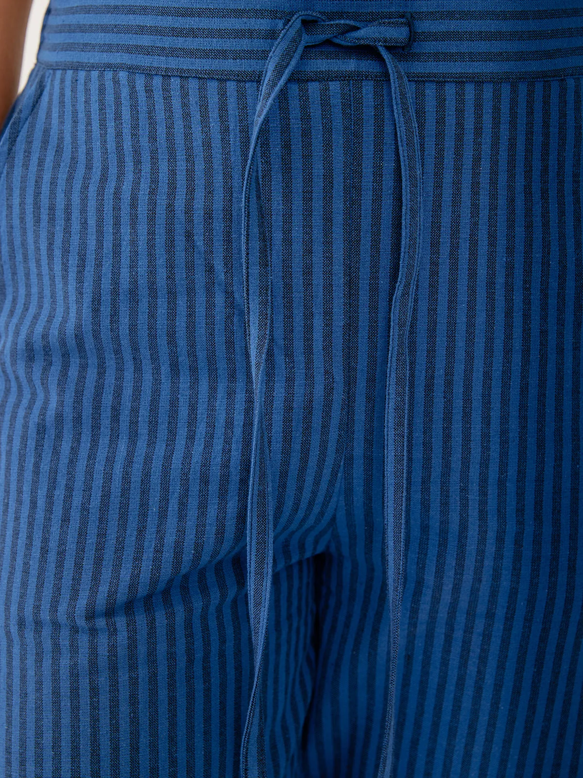 Emmy Drawstring Pant - Cerulean Stripe sold by Mata Traders product image thumbnail 2