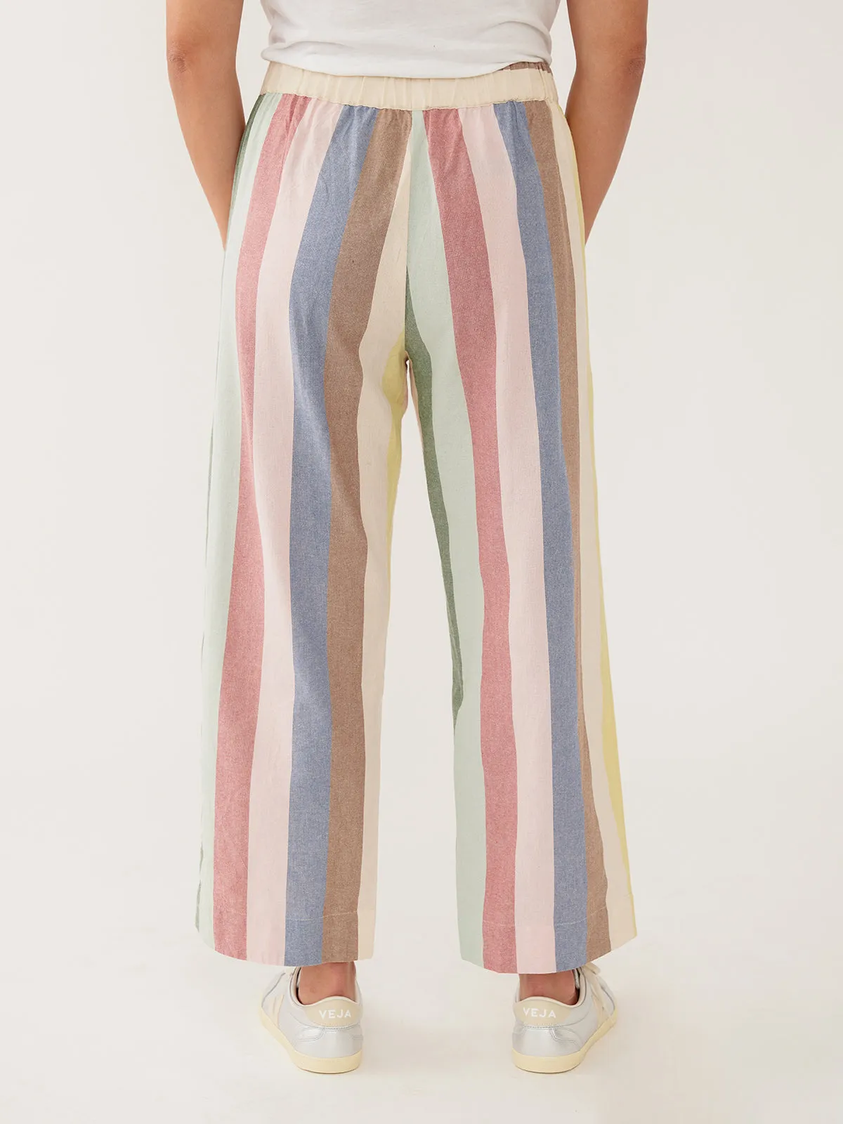 Emmy Drawstring Pant - Vintage Rainbow sold by Mata Traders product image thumbnail 4
