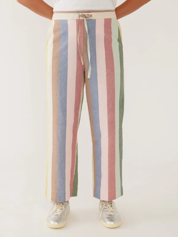 Emmy Drawstring Pant - Vintage Rainbow made by Mata Traders