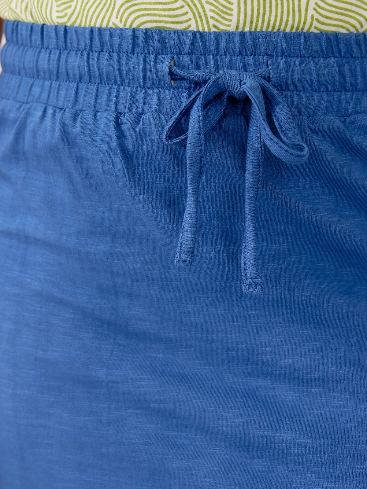 Isla Skirt - Cerulean Slub sold by Mata Traders product image thumbnail 2