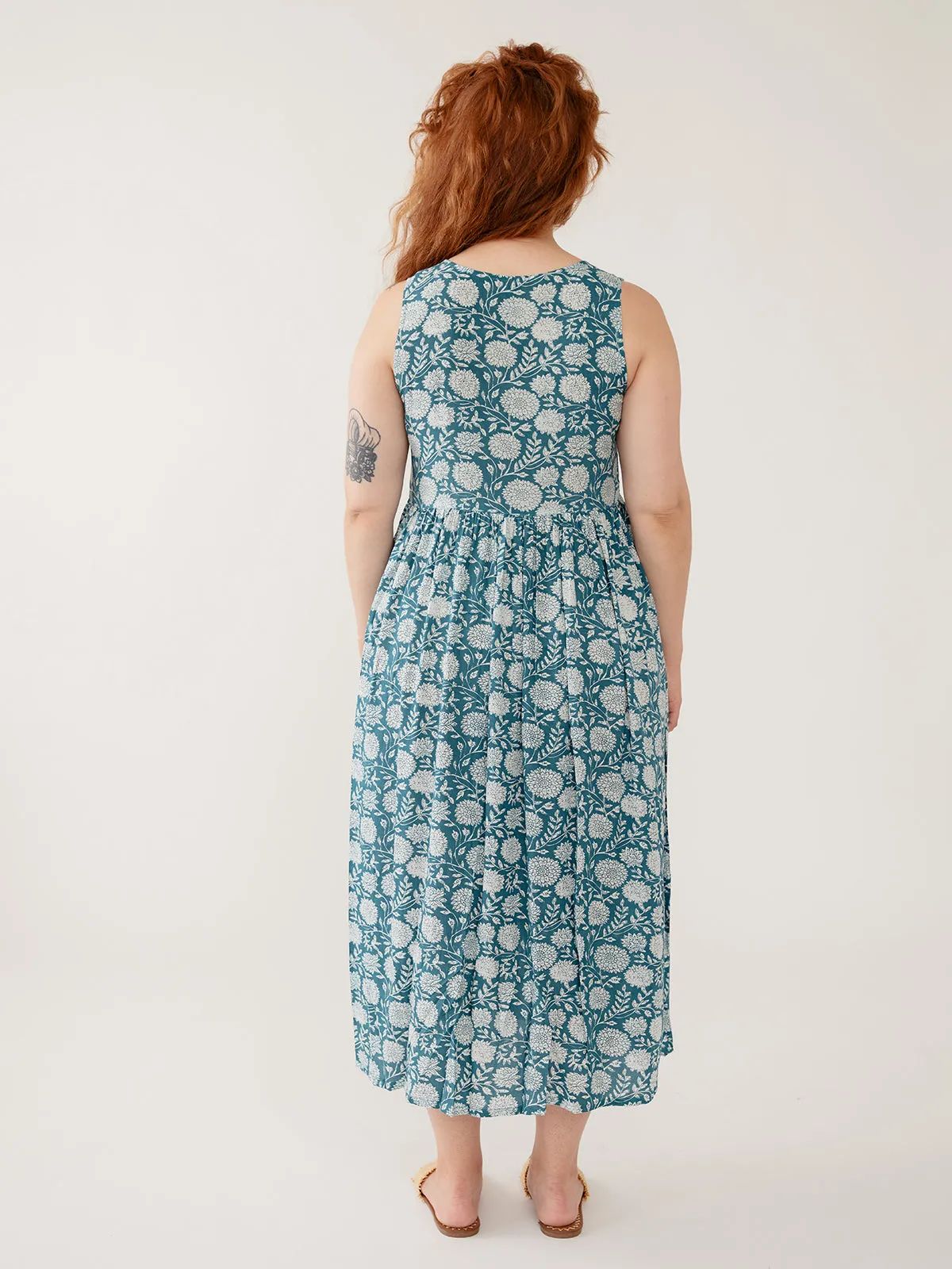 Olivia Dress - Teal Modal sold by Mata Traders product image thumbnail 3