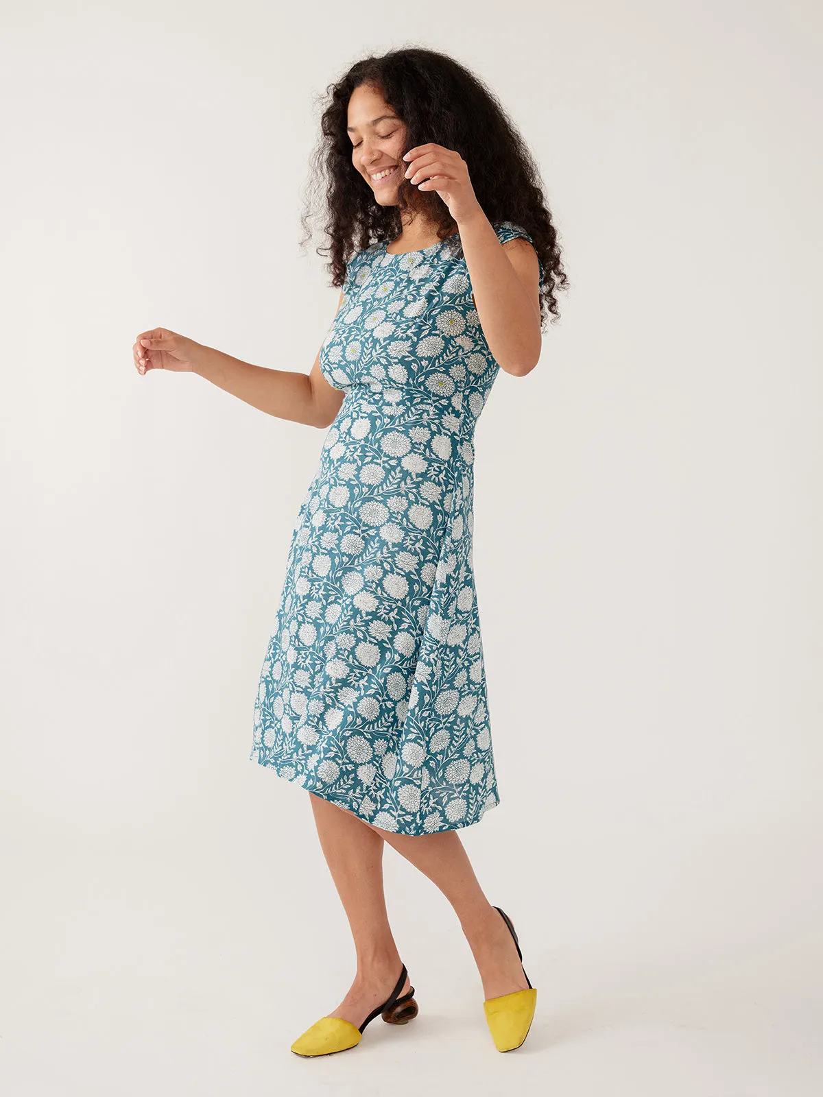 Marseille Dress - Teal Modal sold by Mata Traders product image thumbnail 5