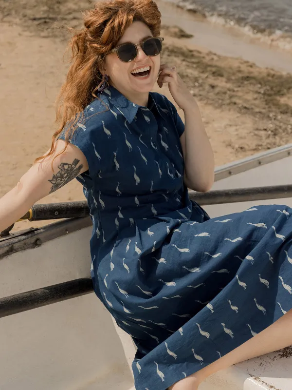 Emily Dress - Indigo Goose made by Mata Traders