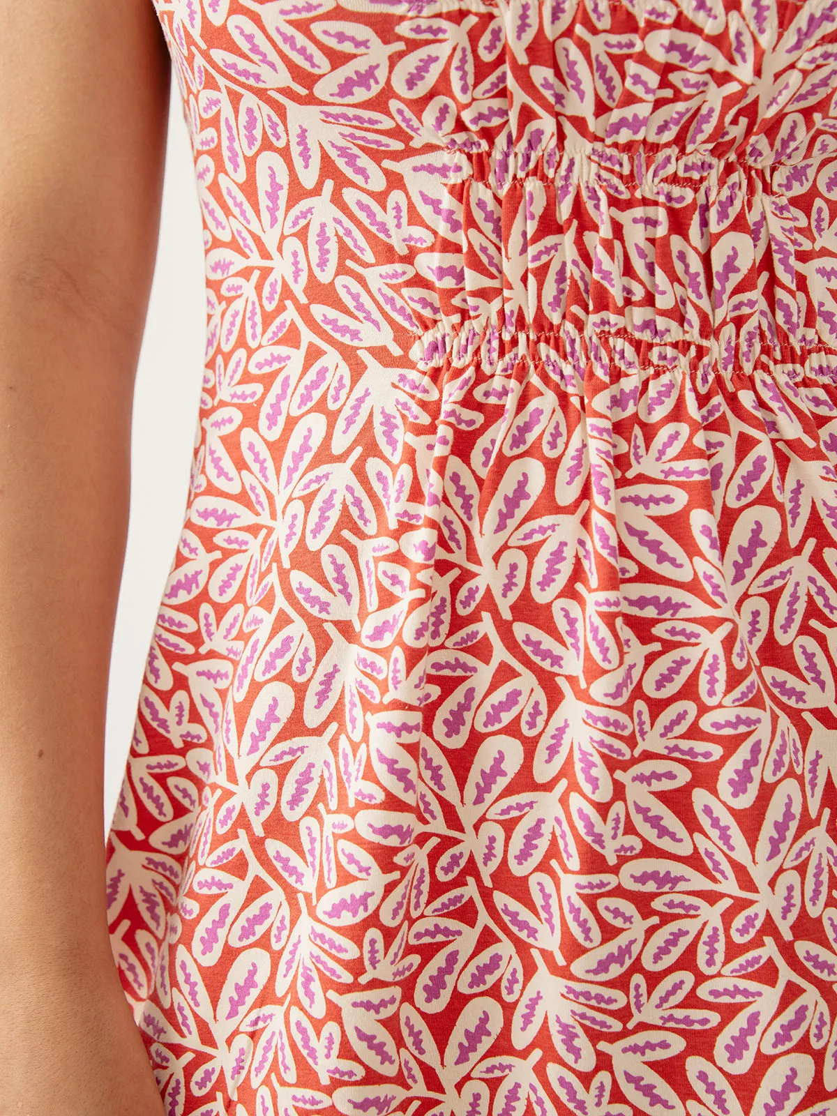 Artsy Traveler Dress - Fern Beats Tangerine sold by Mata Traders product image thumbnail 2