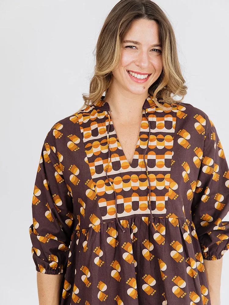 Sohla Mini Dress - Desert Shapes sold by Mata Traders product image thumbnail 3