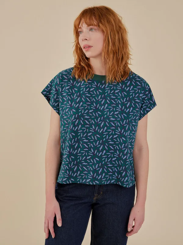 Caitlin Top - Fern Beats Emerald made by Mata Traders