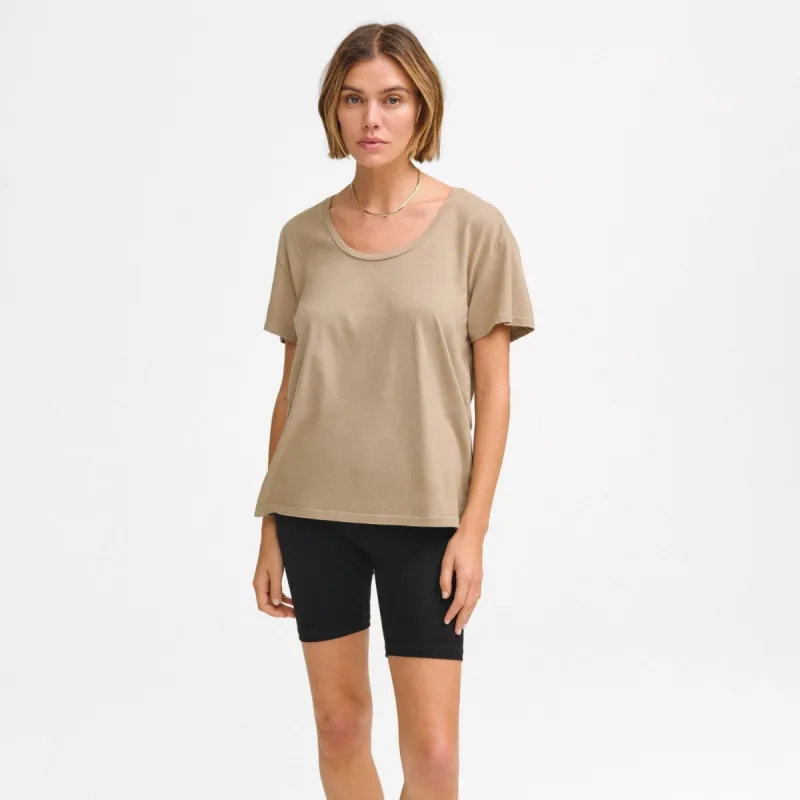 Organic Cotton Classic U-Neck Tee sold by MATE the Label