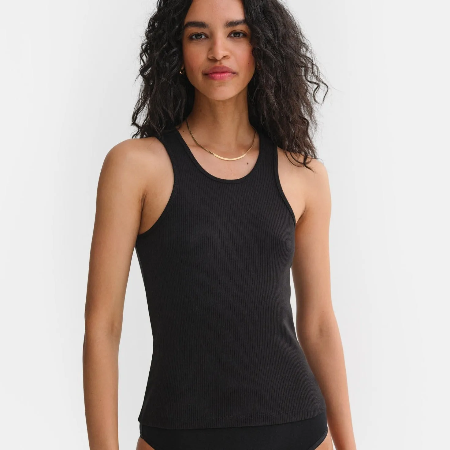 Tencel Rib Easy Tank sold by MATE the Label