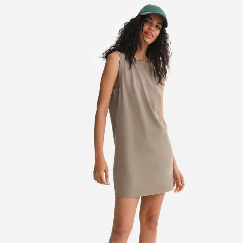 Organic Texture Muscle Tank Dress sold by MATE the Label
