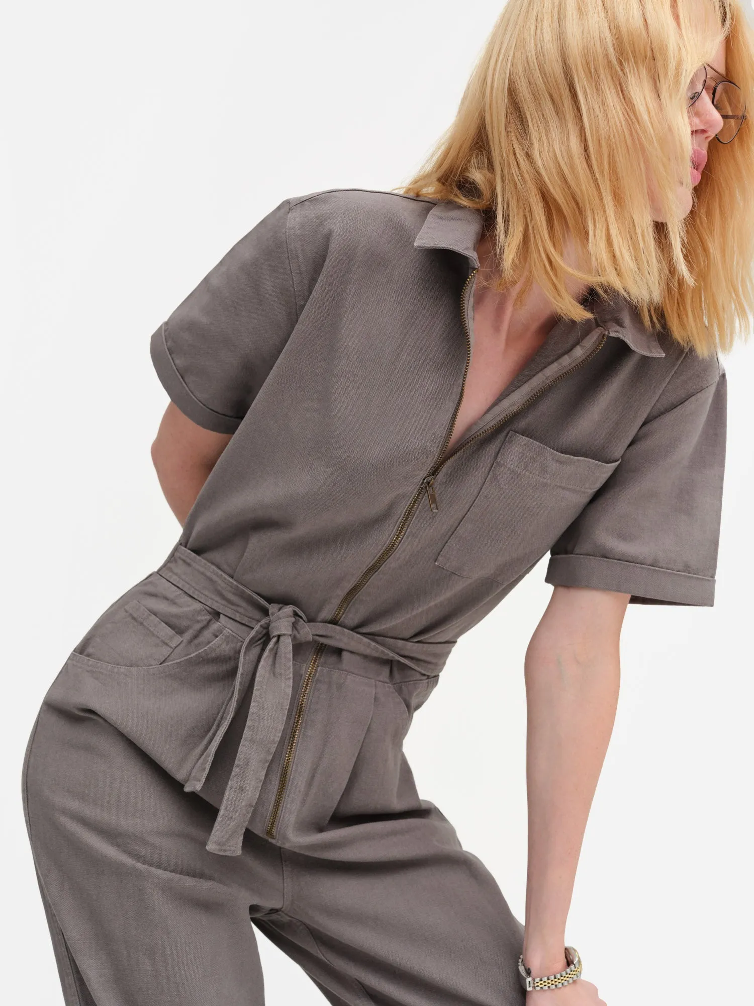 Organic Cotton Canvas Jumpsuit sold by MATE the Label product image thumbnail 5