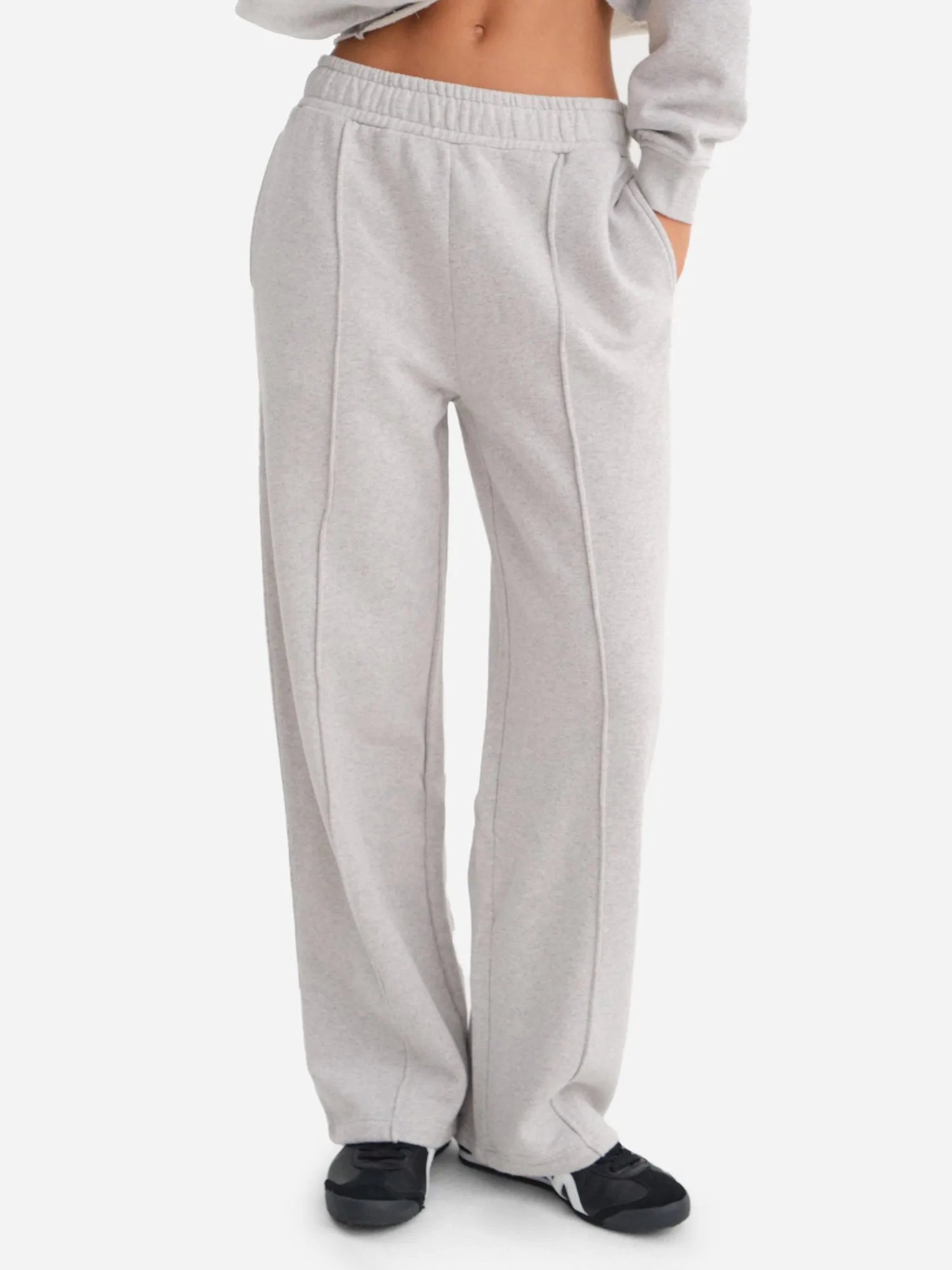 Organic Fleece Front Seam Sweatpant sold by MATE the Label product image thumbnail 4