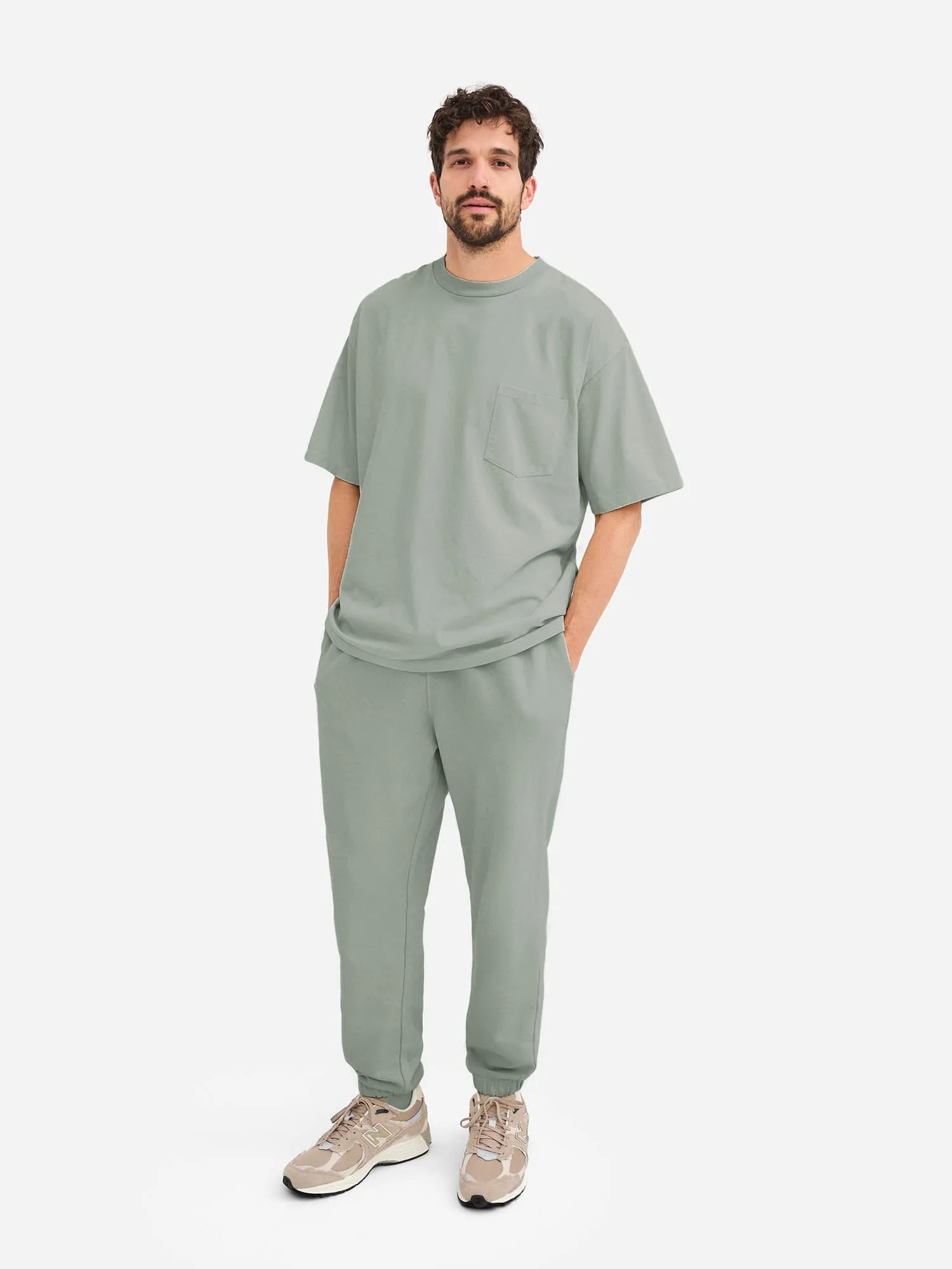 Men's Organic Fleece Relaxed Sweatpant sold by MATE the Label product image thumbnail 3