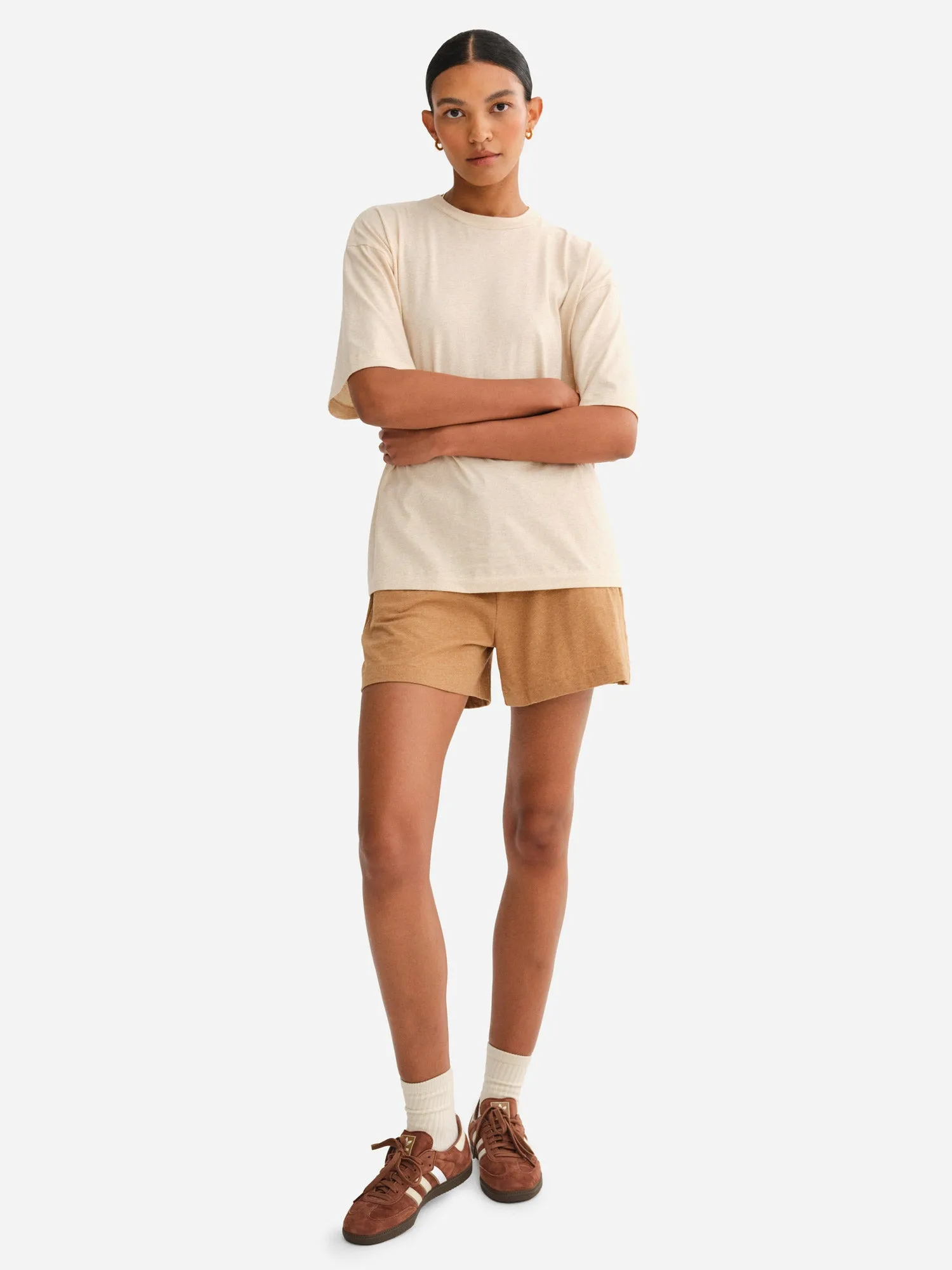Undyed Organic Cotton Crew Neck Tee sold by MATE the Label product image thumbnail 3