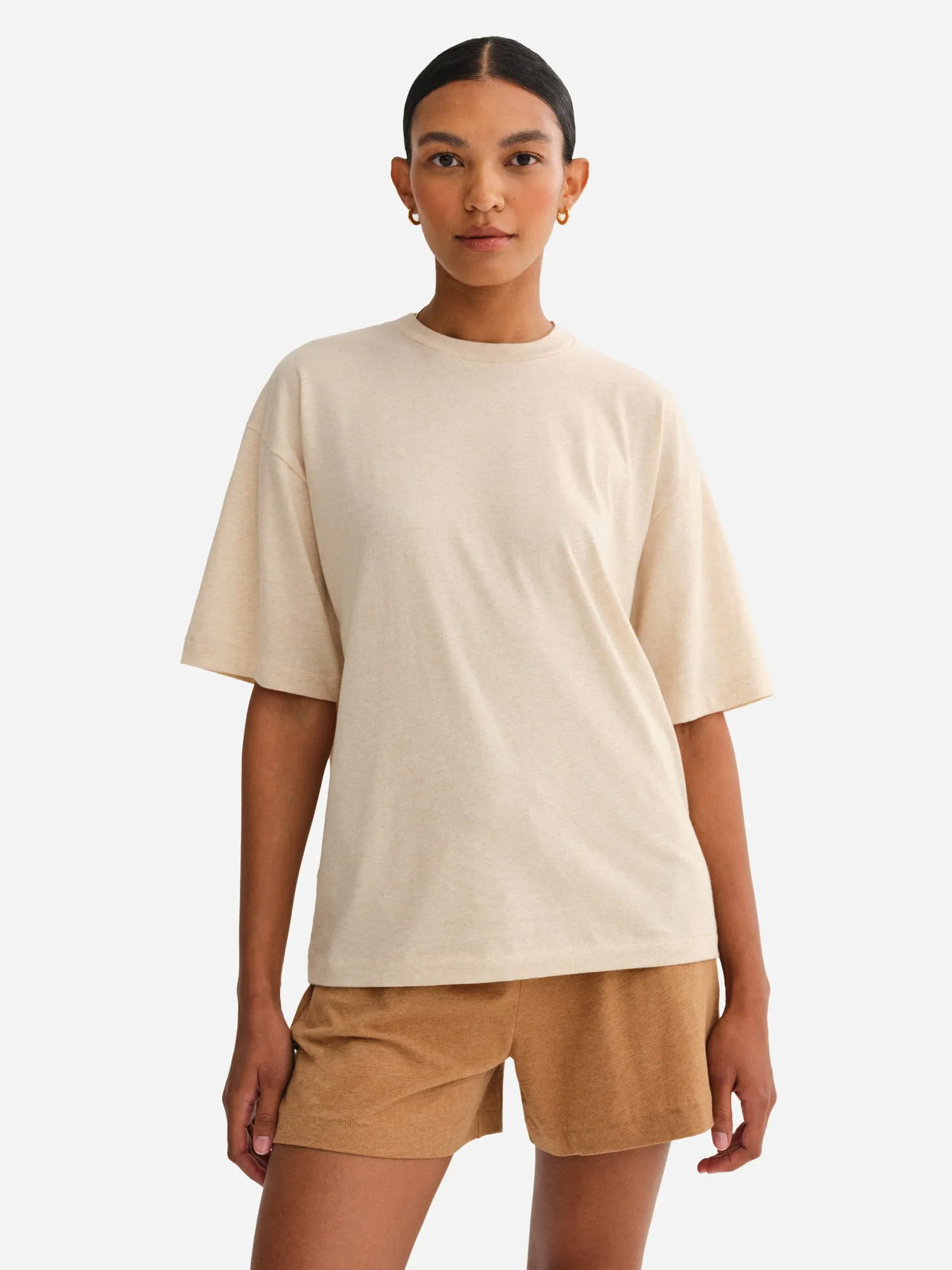 Undyed Organic Cotton Crew Neck Tee sold by MATE the Label product image thumbnail 2