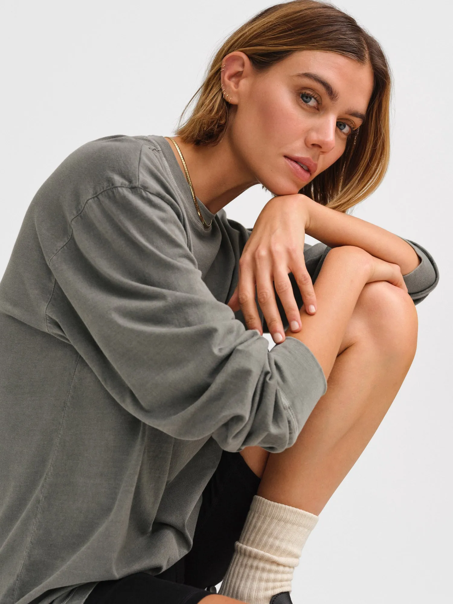 Organic Cotton Long Sleeve Tee sold by MATE the Label product image thumbnail 3