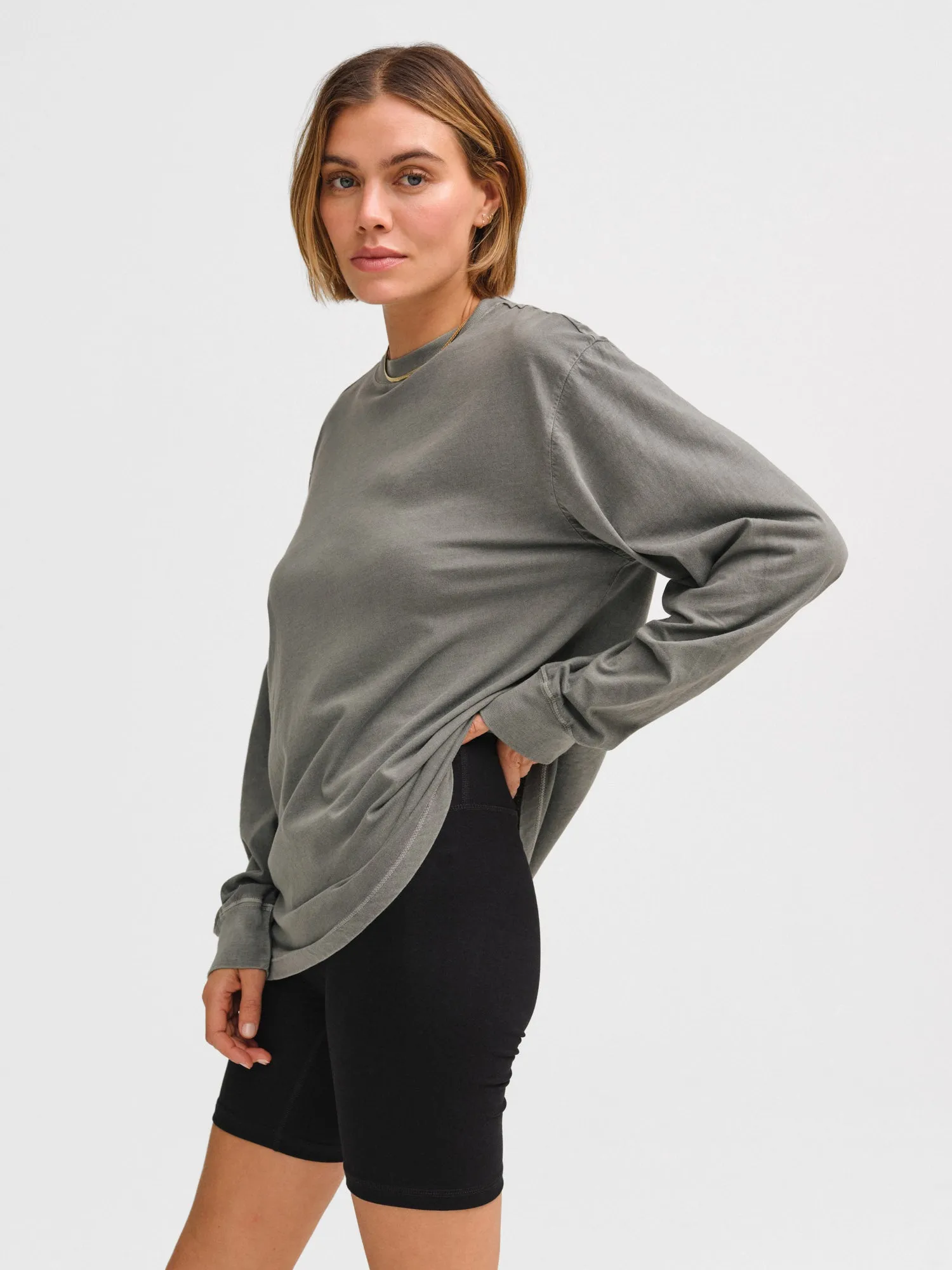 Organic Cotton Long Sleeve Tee sold by MATE the Label product image thumbnail 5