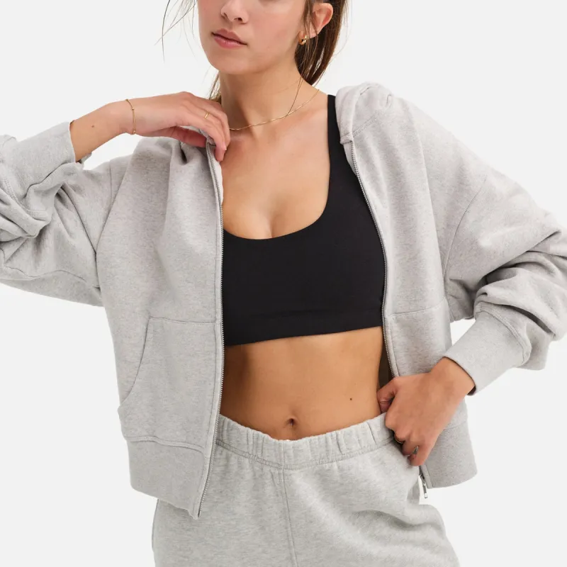 Organic Fleece Zip Hoodie sold by MATE the Label