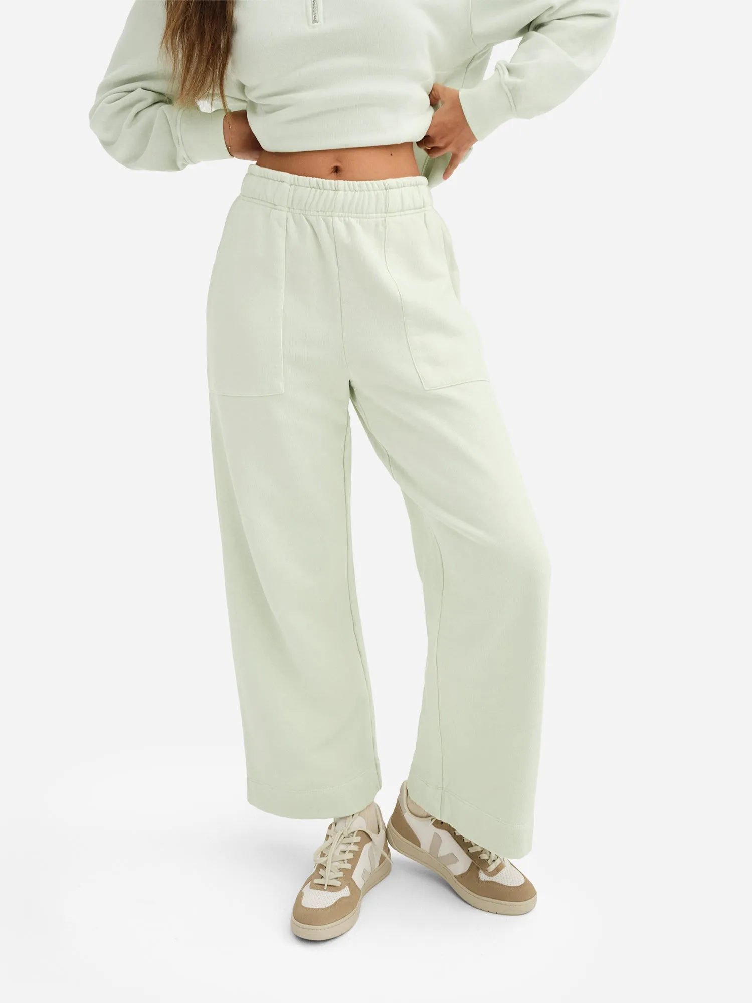 Organic Fleece Wide Leg Pant sold by MATE the Label product image thumbnail 2