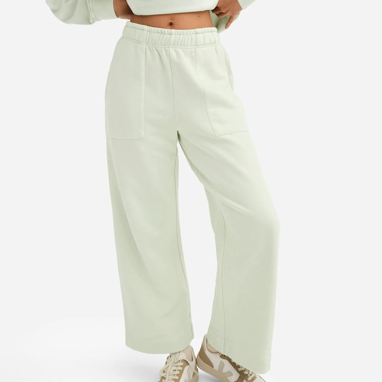 Organic Fleece Wide Leg Pant sold by MATE the Label
