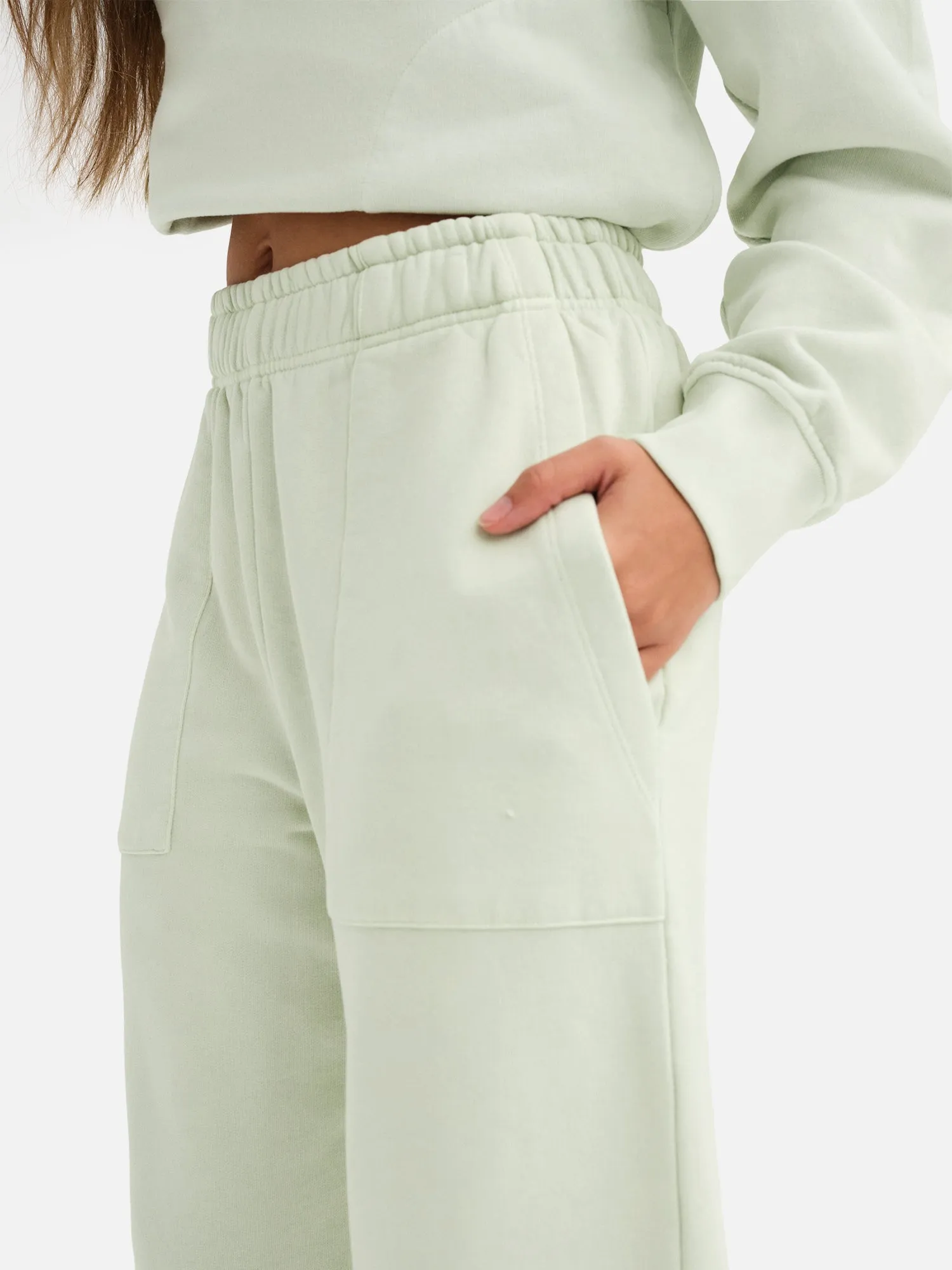 Organic Fleece Wide Leg Pant sold by MATE the Label product image thumbnail 5