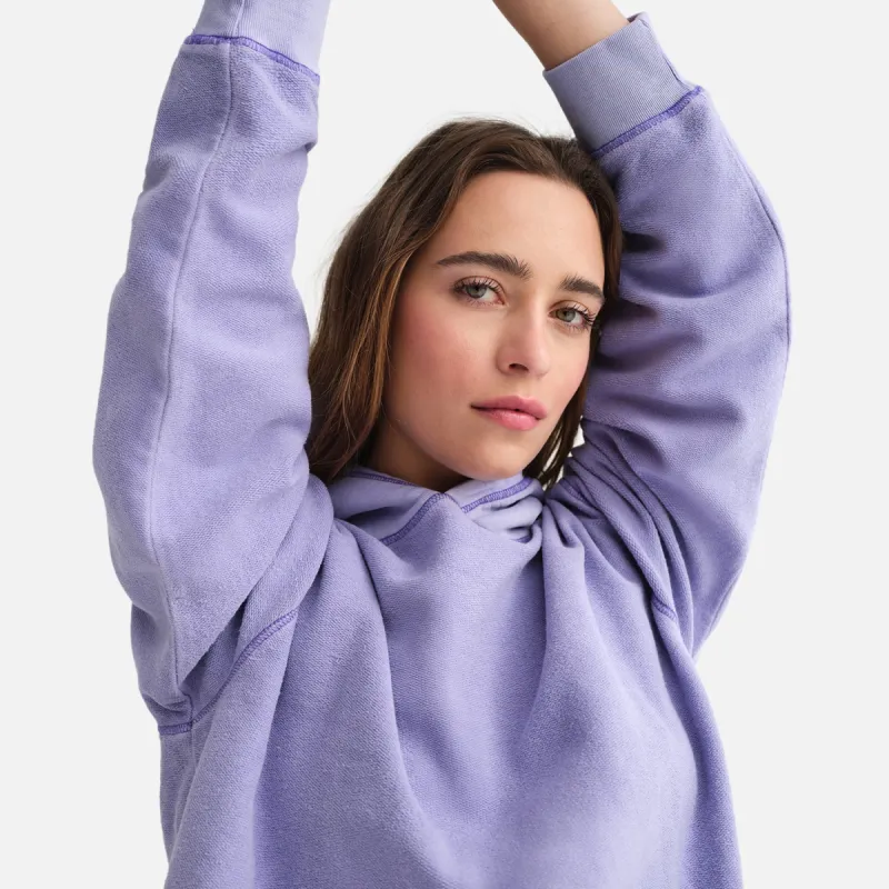 Organic Fleece Oversized Contrast Hoodie sold by MATE the Label