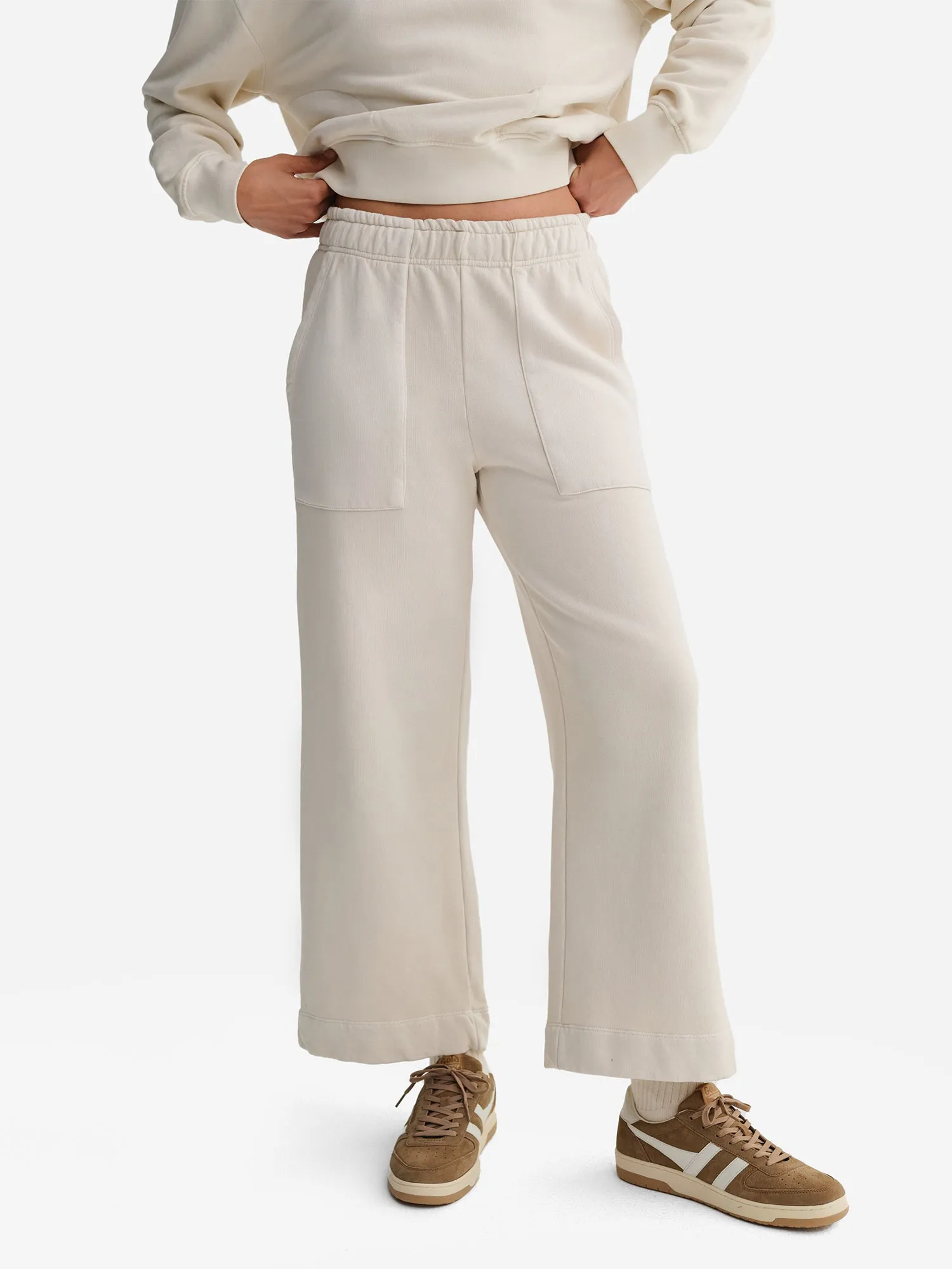 Organic Fleece Wide Leg Pant sold by MATE the Label product image thumbnail 2