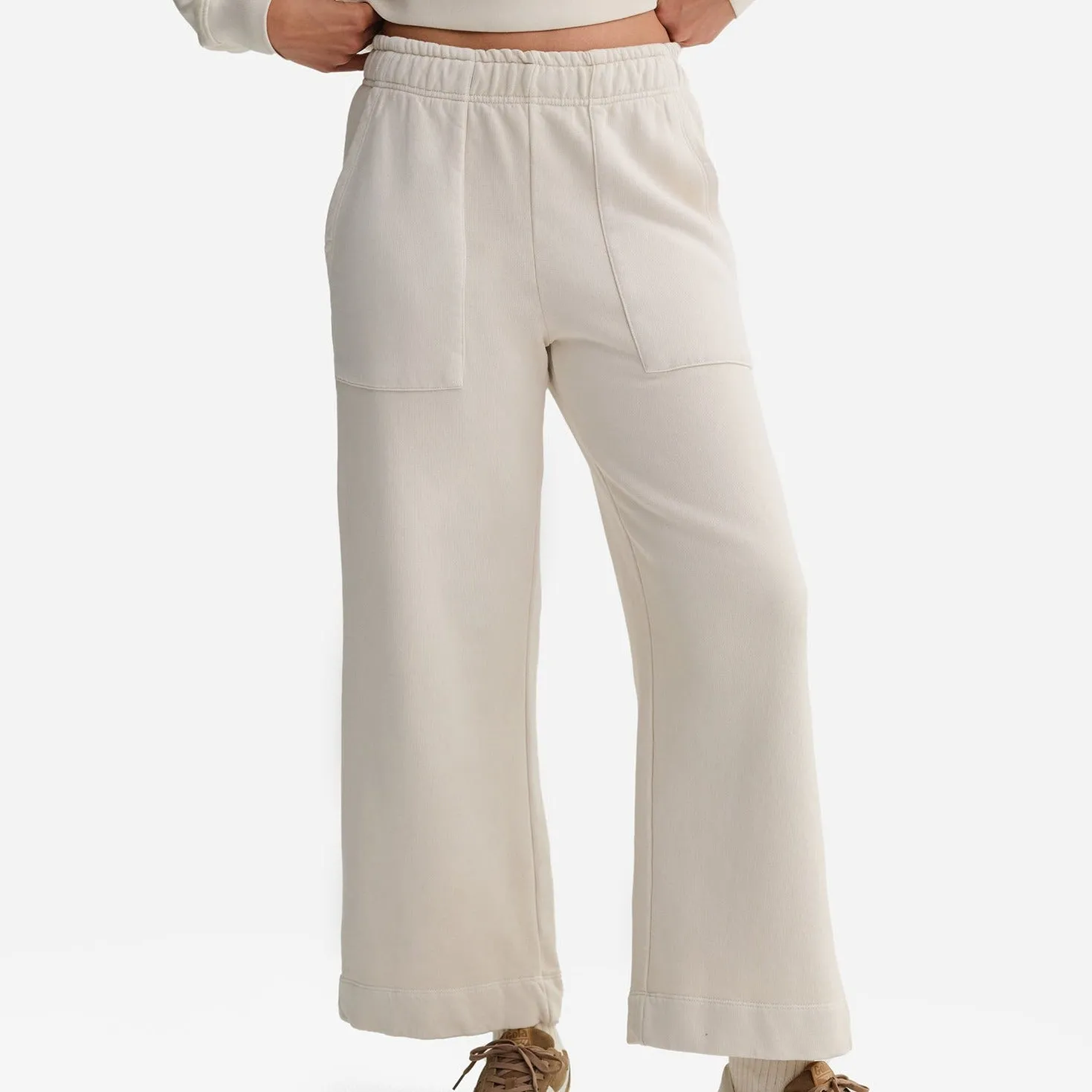 Organic Fleece Wide Leg Pant sold by MATE the Label