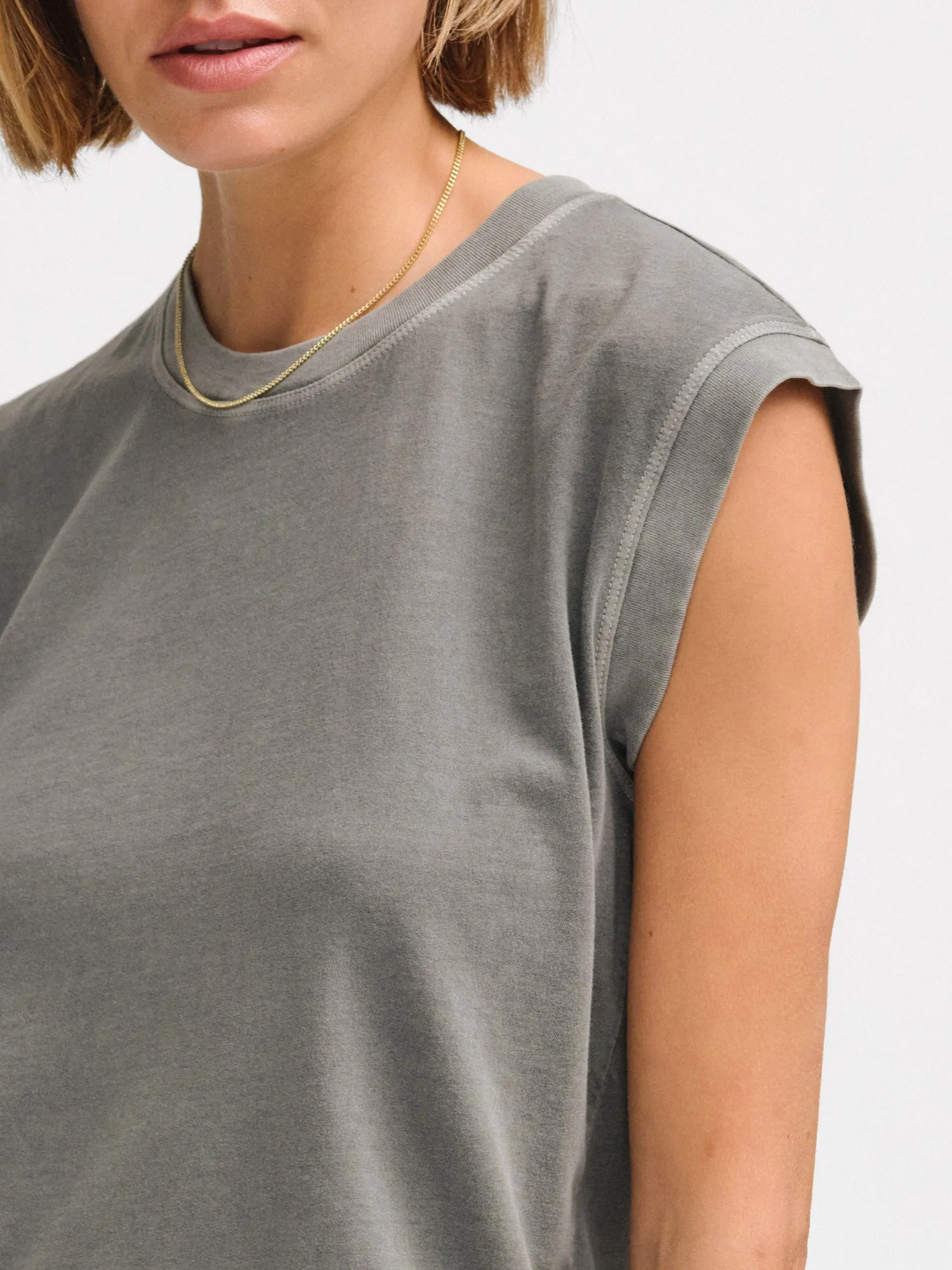 Organic Cotton Muscle Tank sold by MATE the Label product image thumbnail 3