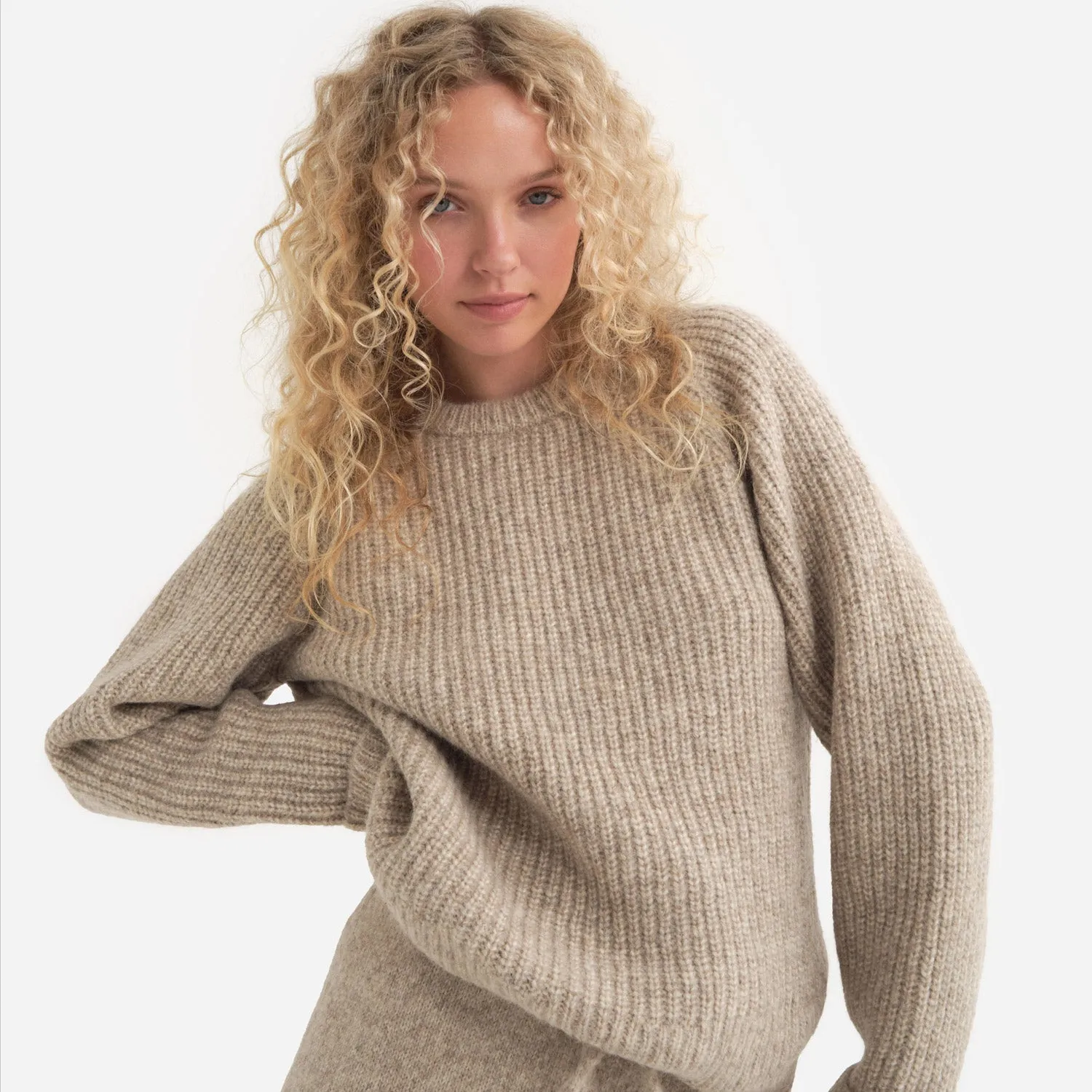 Alpaca Classic Crew Sweater sold by MATE the Label