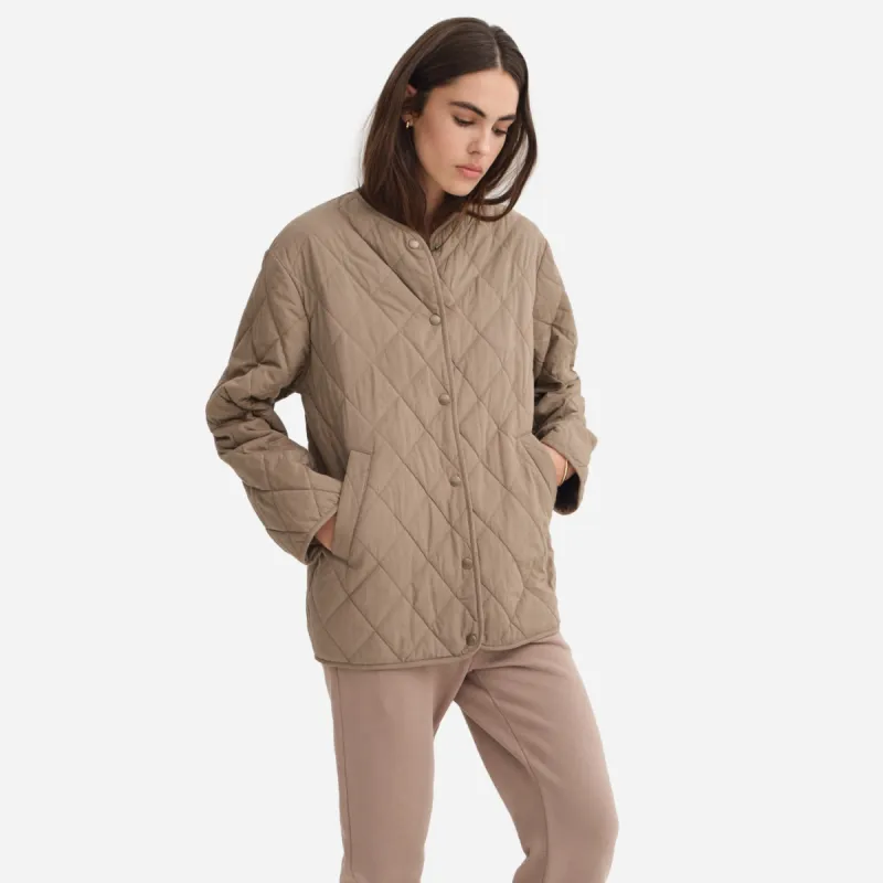 Organic Cotton Quilted Jacket sold by MATE the Label