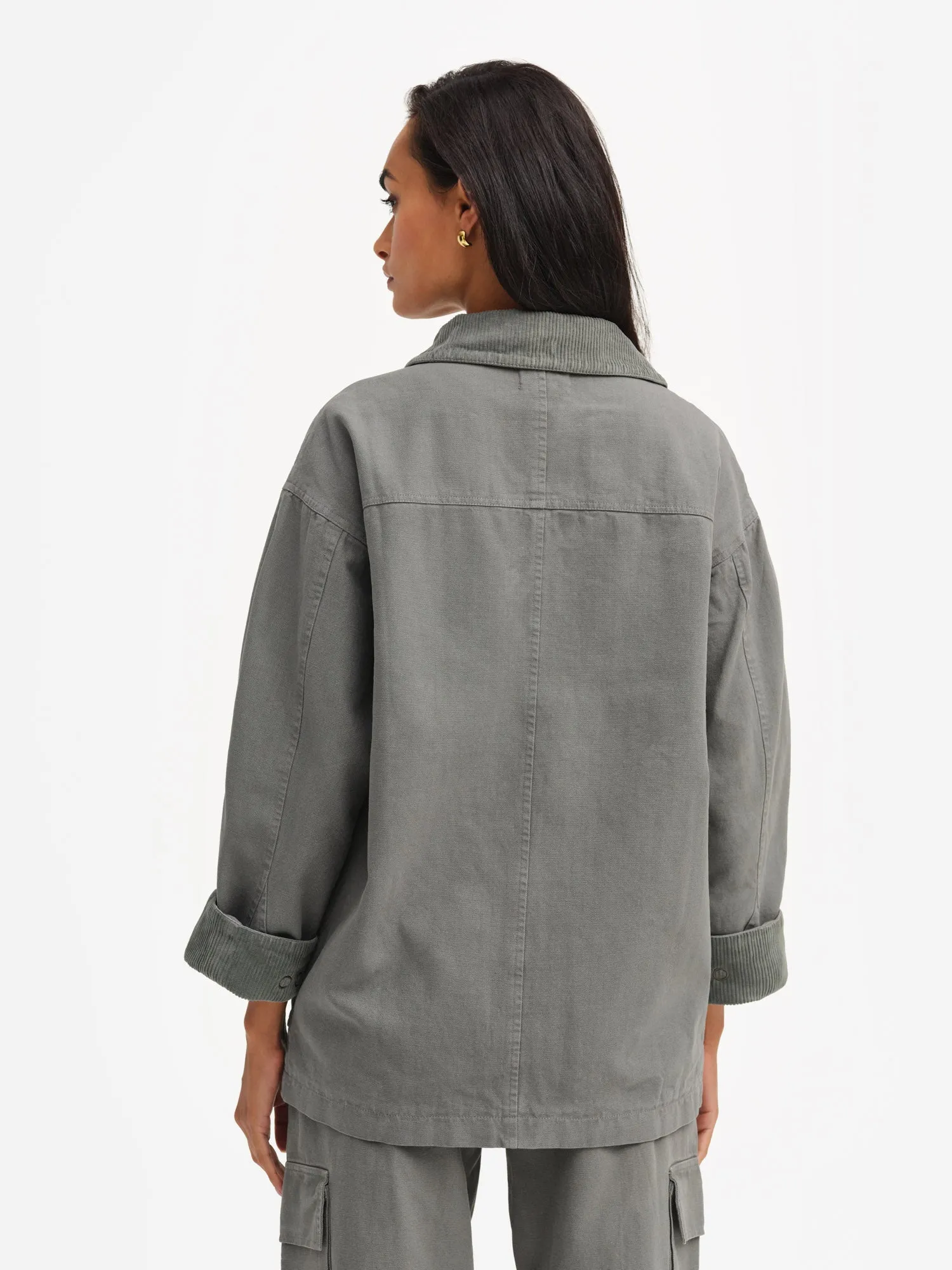 Organic Cotton Canvas Chore Jacket sold by MATE the Label product image thumbnail 5
