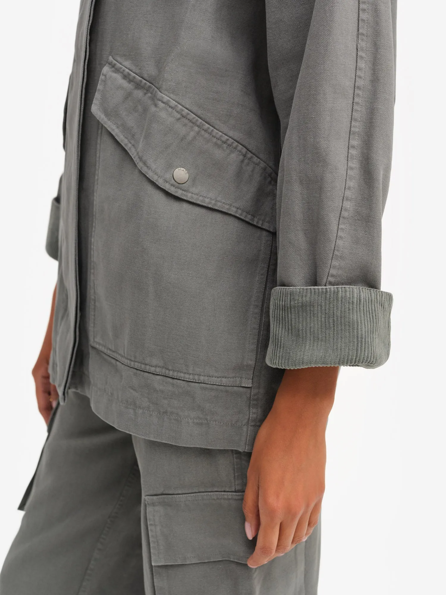 Organic Cotton Canvas Chore Jacket sold by MATE the Label product image thumbnail 3
