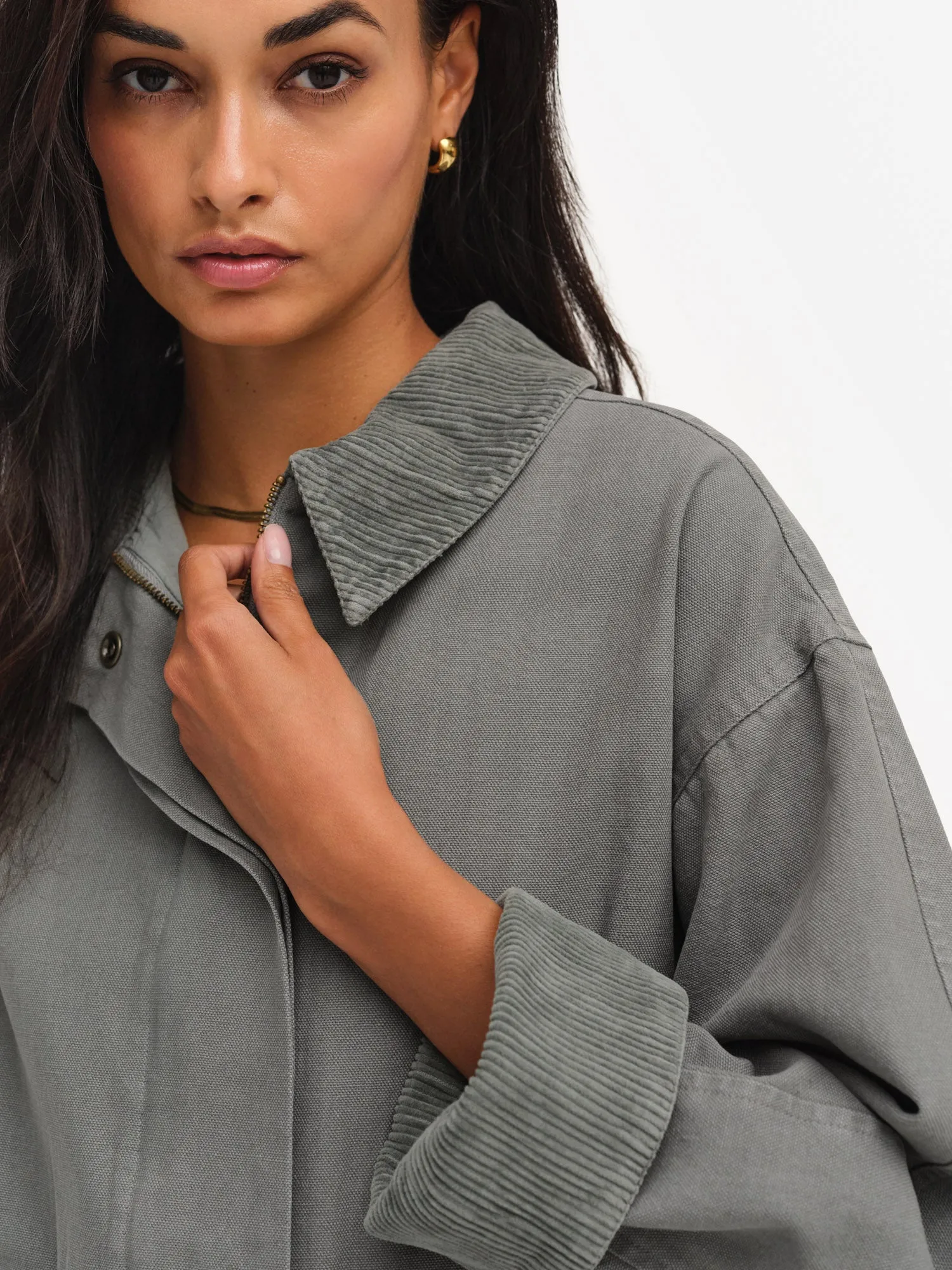 Organic Cotton Canvas Chore Jacket sold by MATE the Label product image thumbnail 4