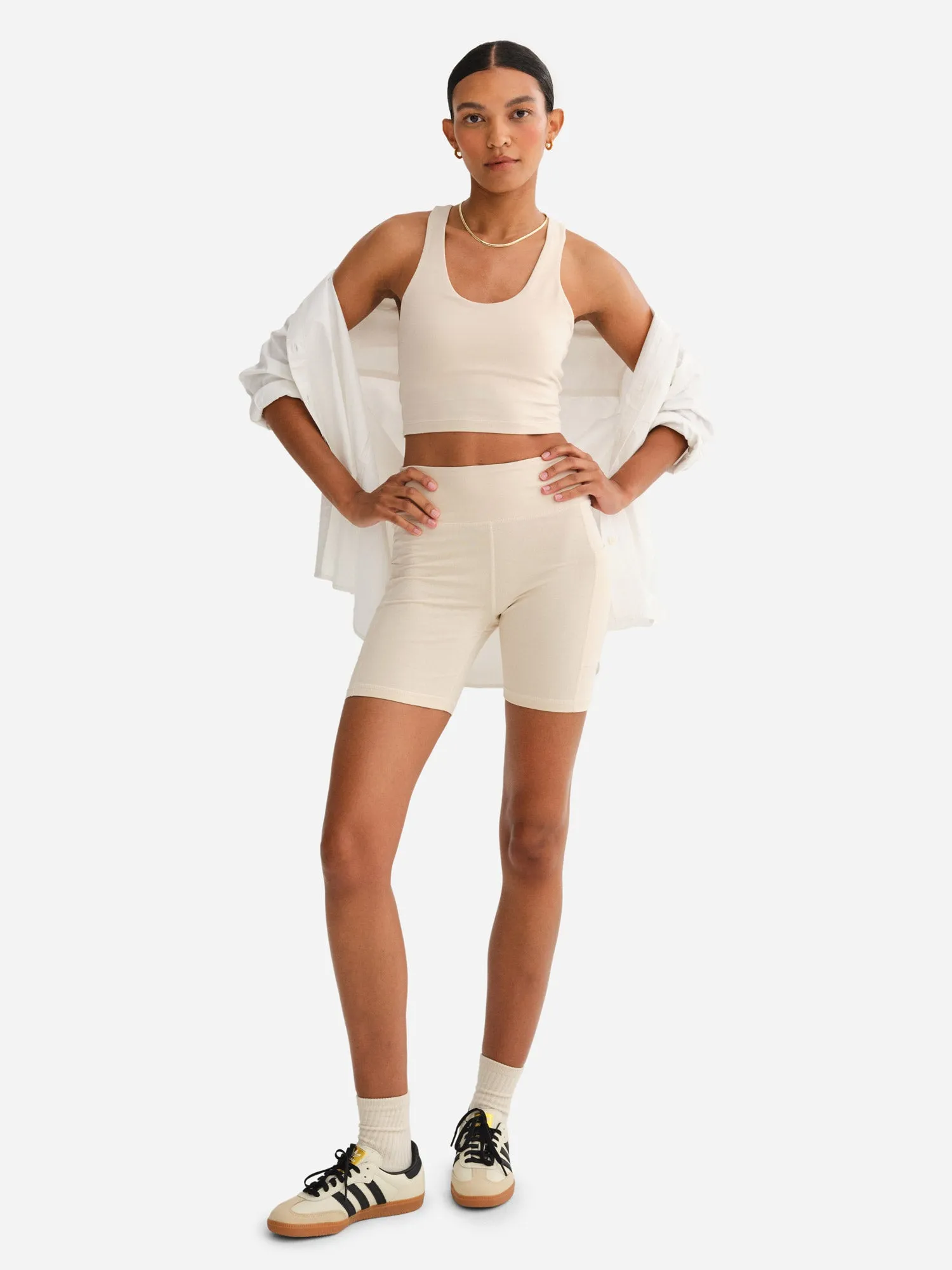 Organic Stretch Racer Tank sold by MATE the Label product image thumbnail 4