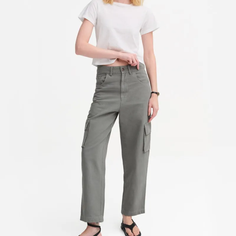Organic Cotton Canvas Cargo Pant sold by MATE the Label