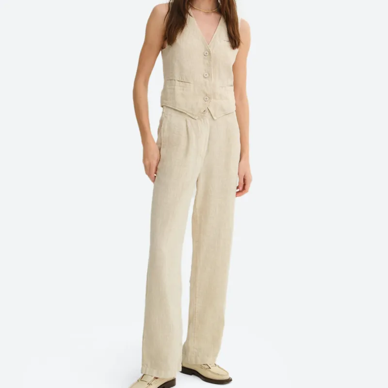 Organic Linen Tailored Pant sold by MATE the Label