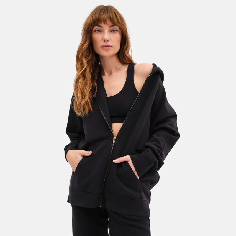 Organic Fleece Oversized Zip Hoodie sold by MATE the Label