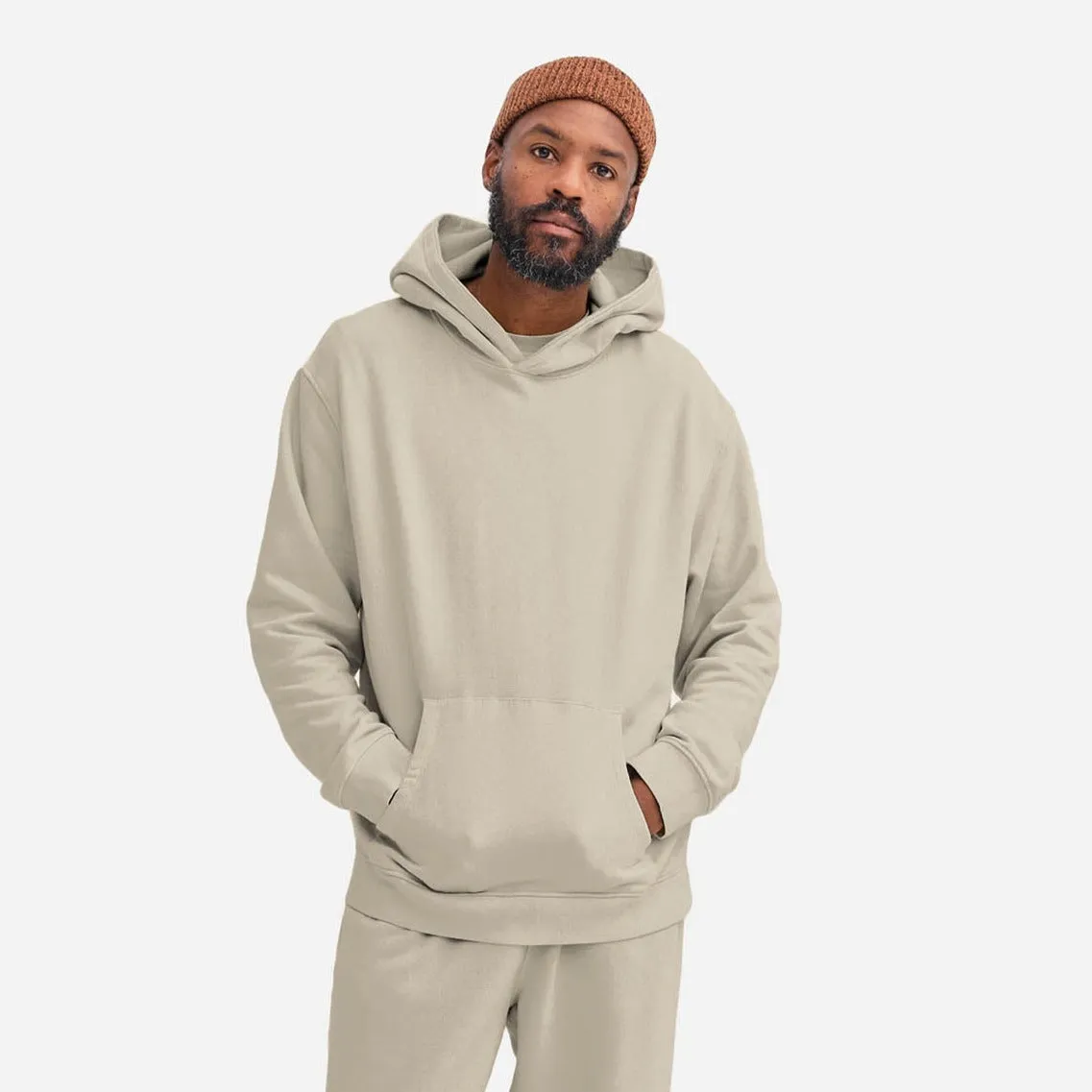 Men's Organic Fleece Hoodie sold by MATE the Label
