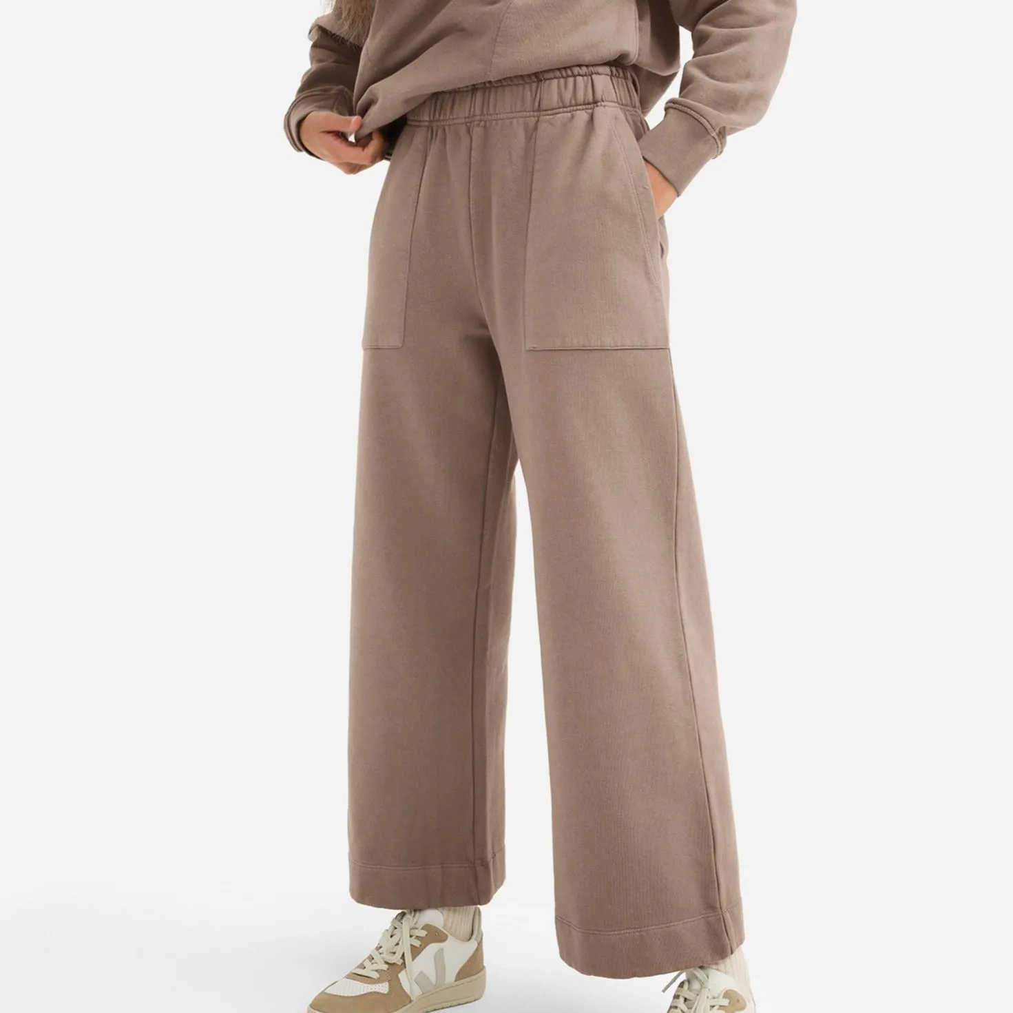 Organic Fleece Wide Leg Pant sold by MATE the Label