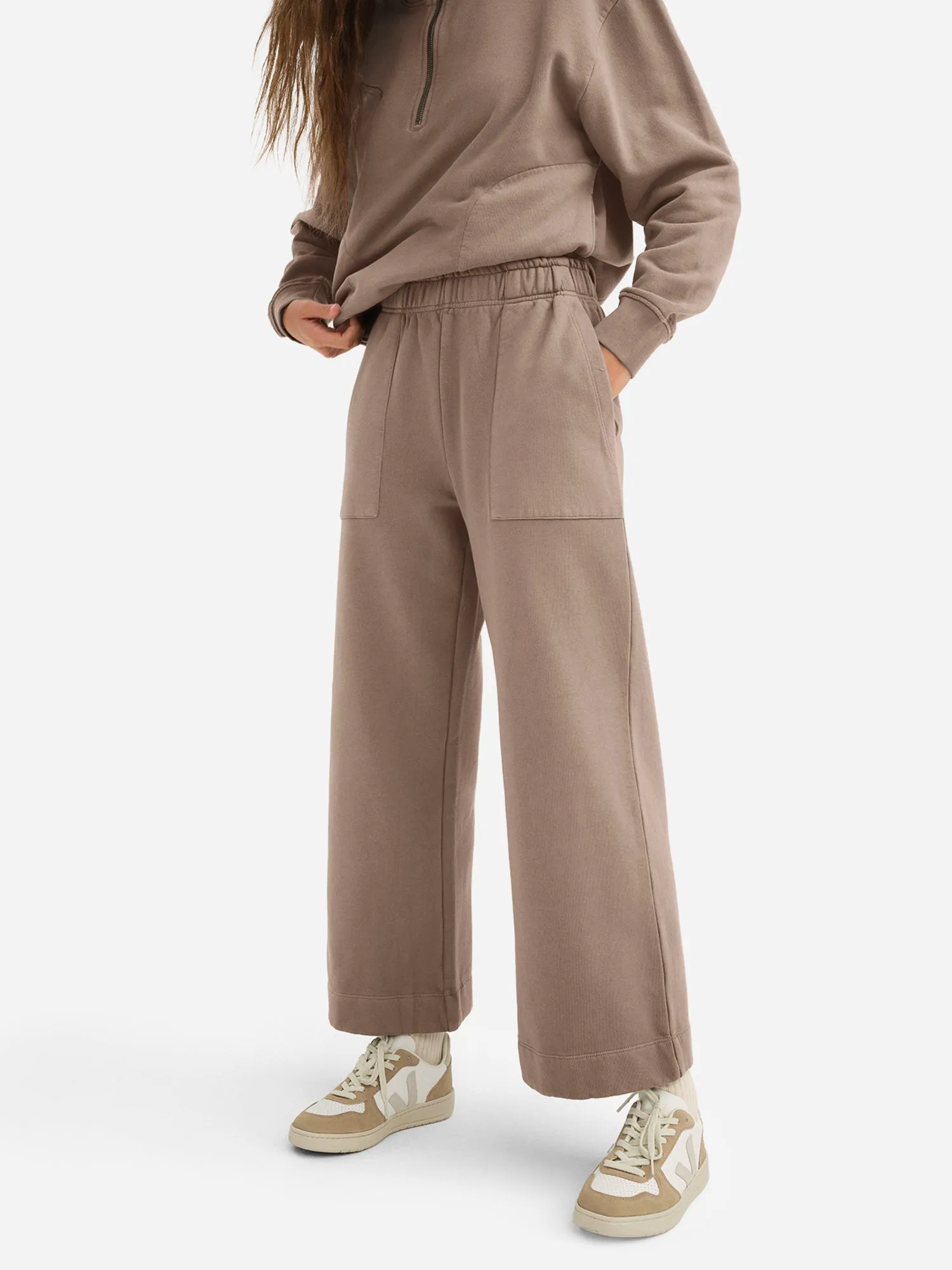 Organic Fleece Wide Leg Pant sold by MATE the Label product image thumbnail 2